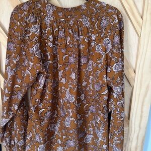 Floral Brown Women's Top